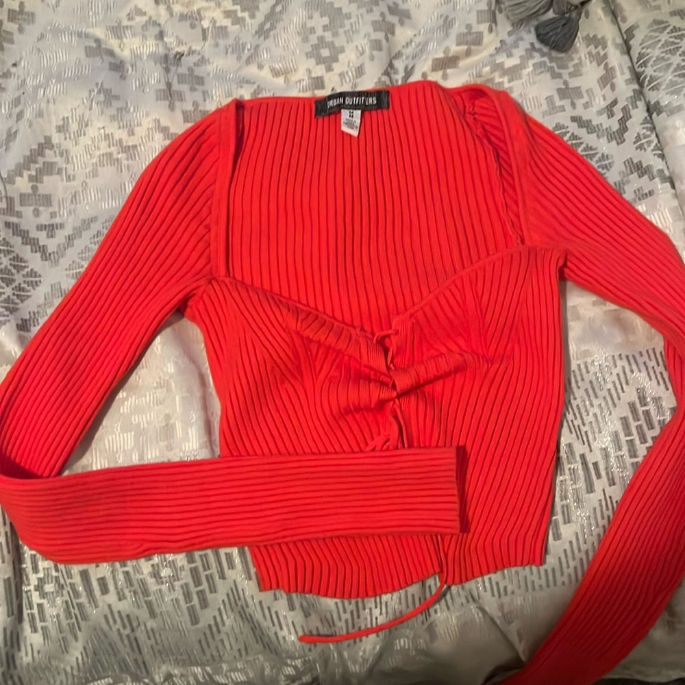 Red long sleeves